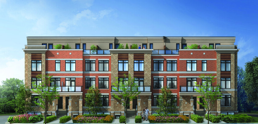 High Point Urban Towns by Laurier Homes in Richmond Hill