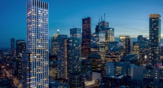 Queen church condos by Bazis and Tridel in Toronto