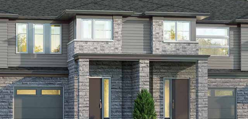 West Creek Towns by Mountainview Building Group in Welland