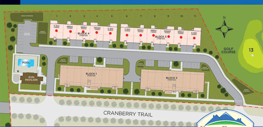 Blue Fairway Townhomes by MacPherson Builders in Collingwood