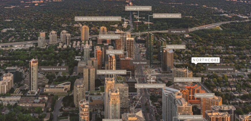 North Core condos by Fieldgate Urban in North York