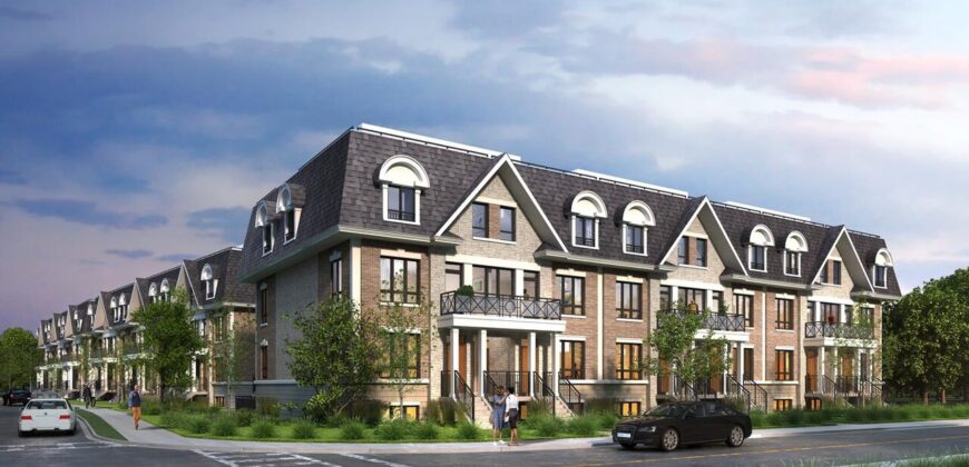 Tannery Townhomes by NYX Capital in Mississauga