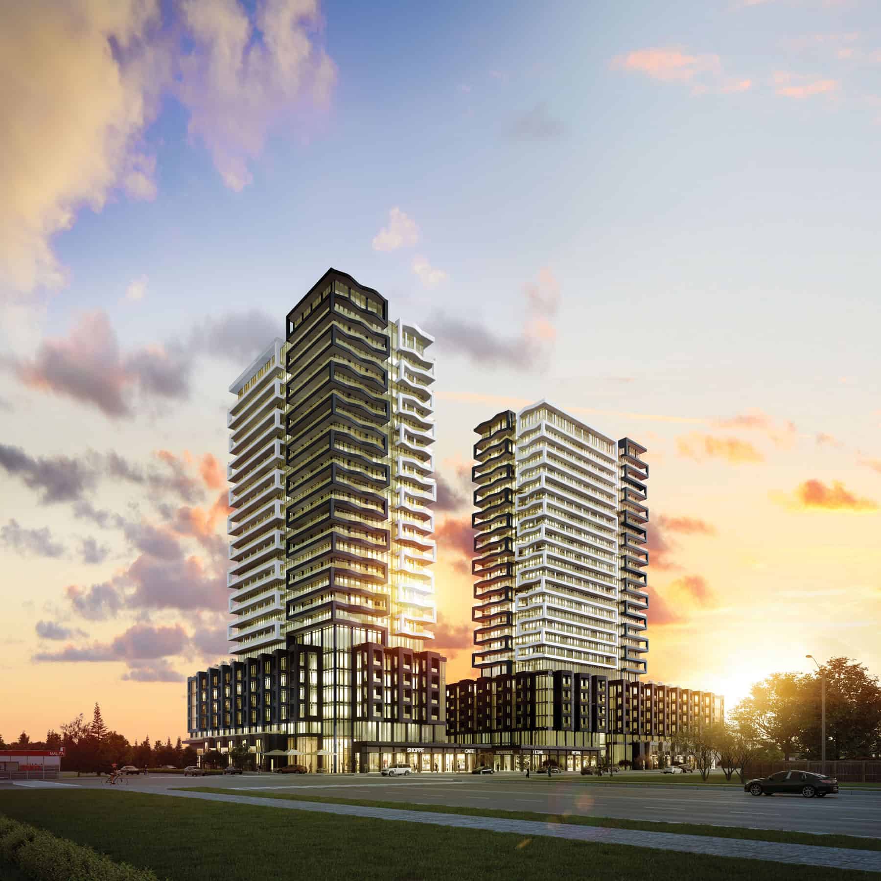 Duo Condos Tower 2 by national homes & Brixen developments in Brampton