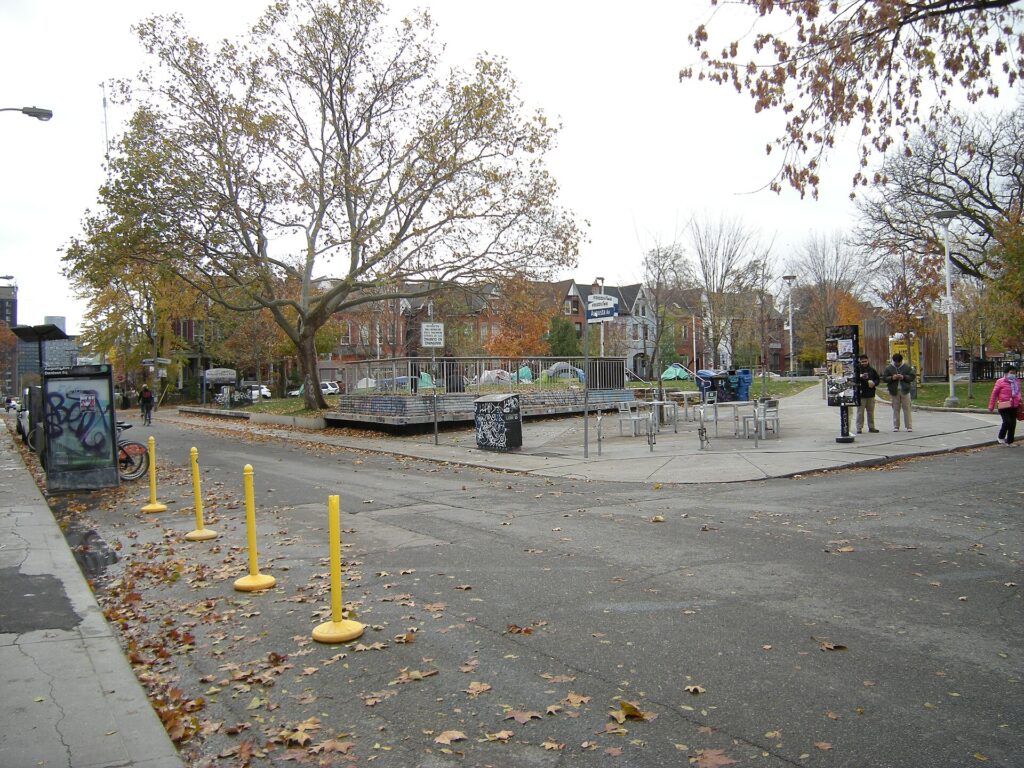 Bellevue Square Park in Kensington Market, Toronto