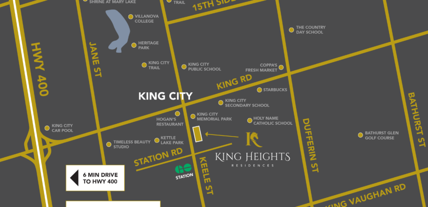 King Heights Residences By Aracon Homes Ltd in King City