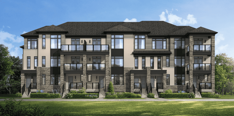 The social urban towns by Fernbrook and Zancor homes in Brampton