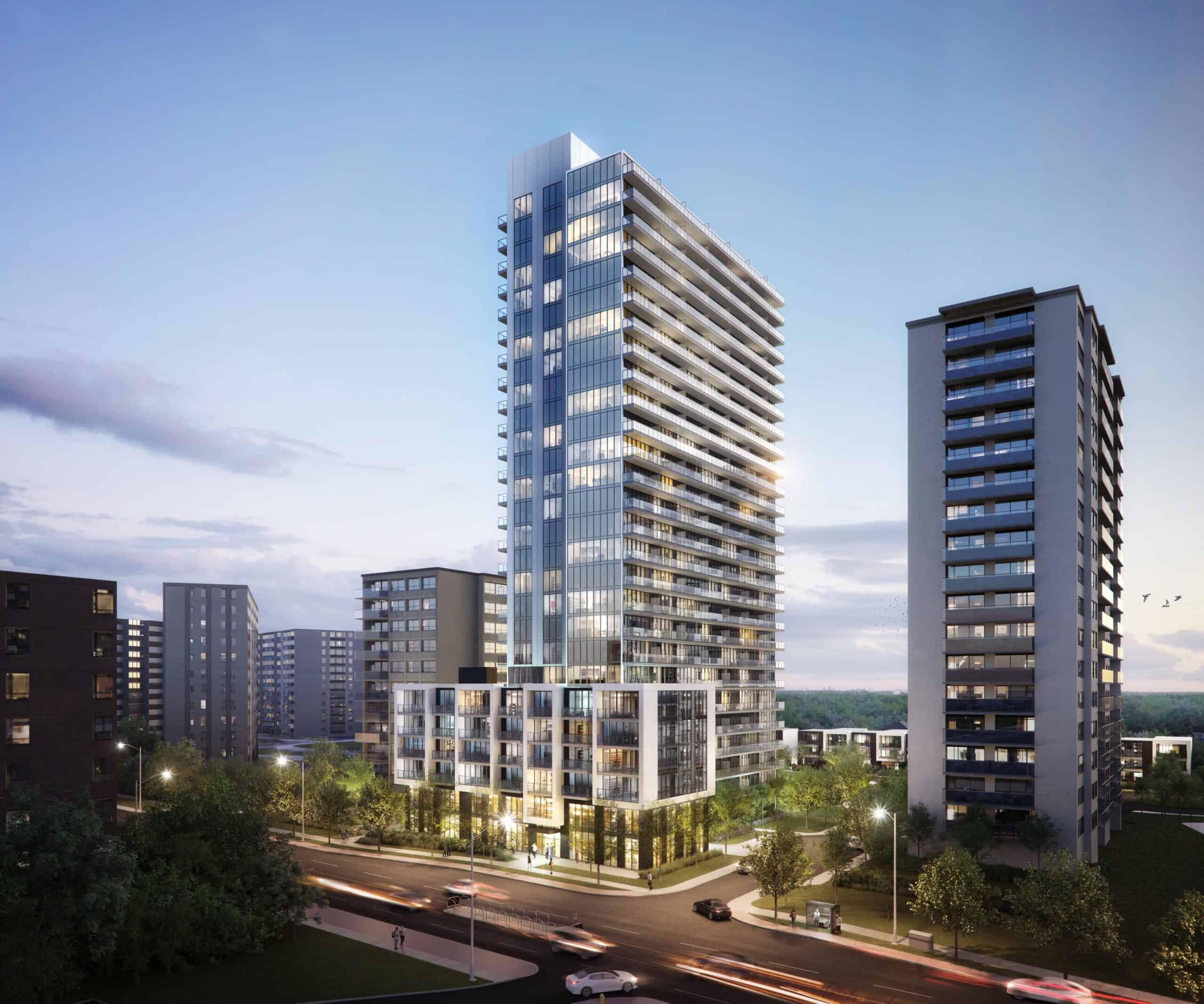 6020 Bathurst Street Condos by Hazelview Investments in North York