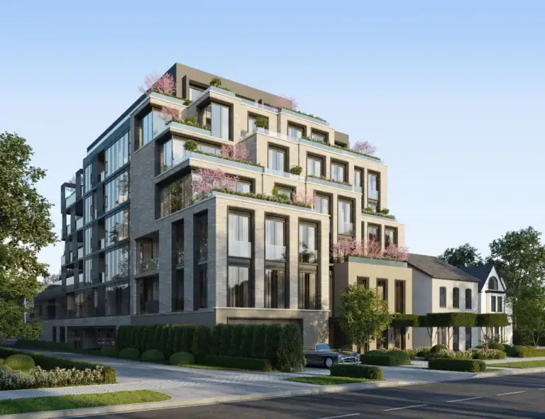 10 Prince Arthur by North Drive – south-west façade and corner