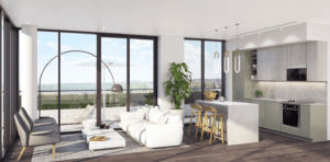 181 East North York two-bedroom plus den suite interior rendering