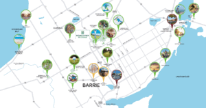 Hometown Hillsdale Hillsdale area amenities map