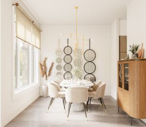 Mackenzie Park Oshawa dining room rendering