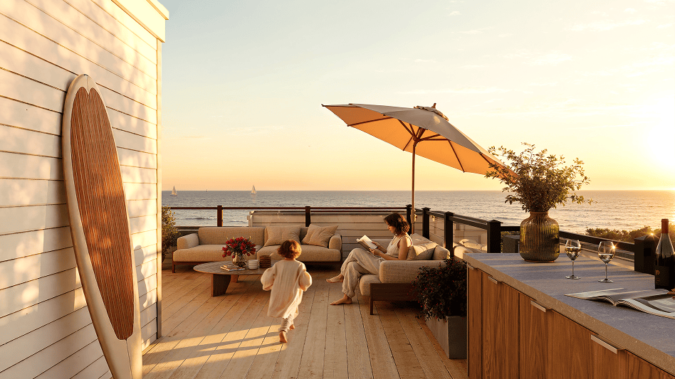 South Banks Mississauga rooftop terrace rendering