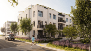 South Banks Mississauga townhomes exterior rendering
